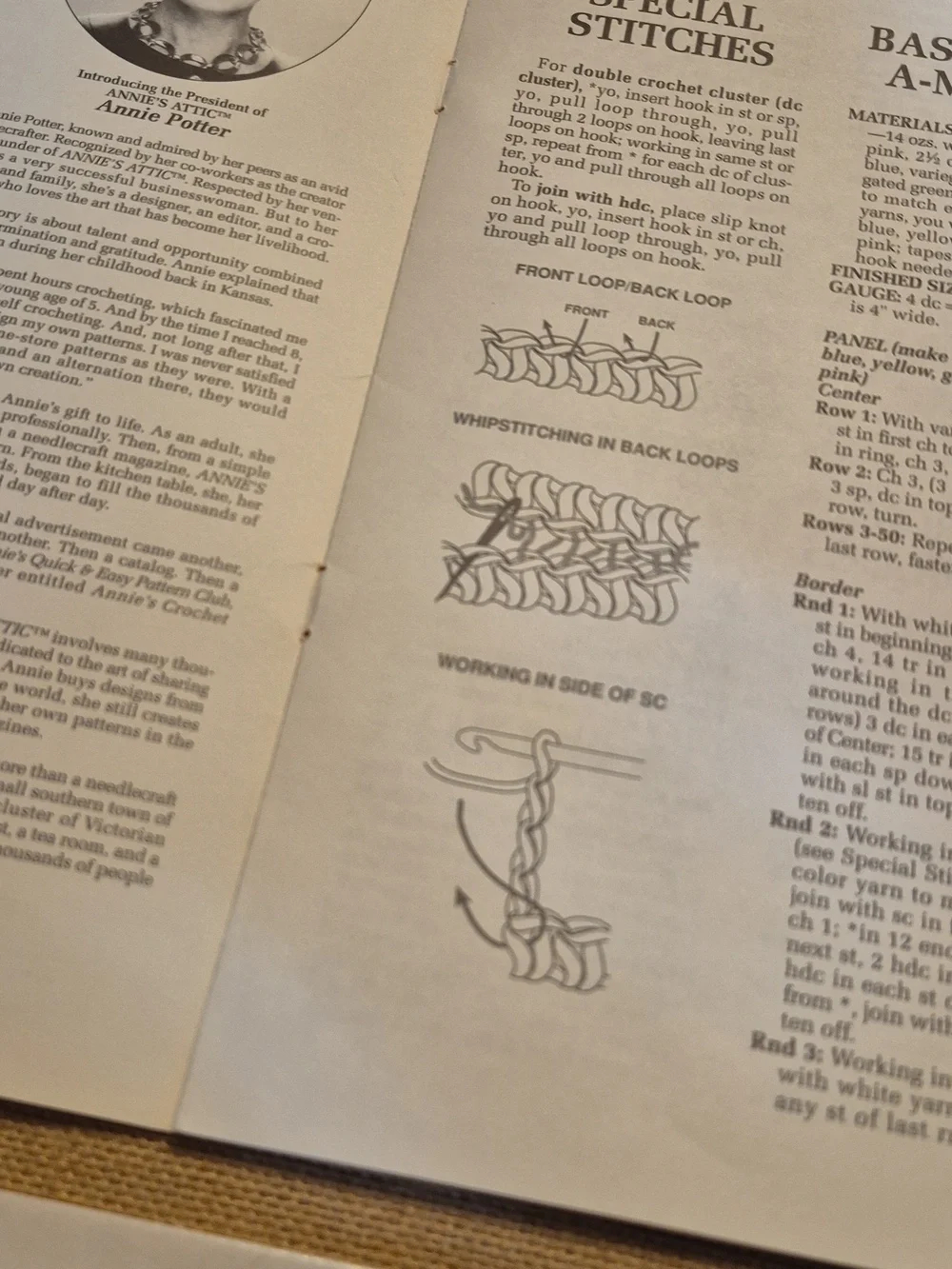 Vintage 1990's/2002 Lot Of 4 Mile-A-Minute Crochet Pattern Books - Picture 13 of 14